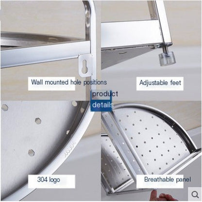 Stainless Steel Organizer Shelf