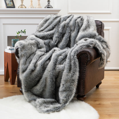 Faux Fox Fur Luxury Blanket