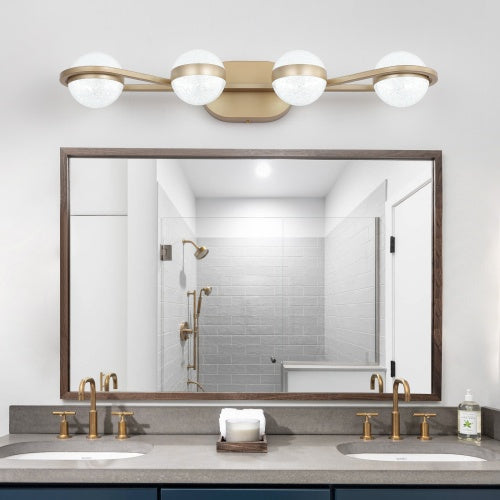 Gold Bathroom Vanity Light