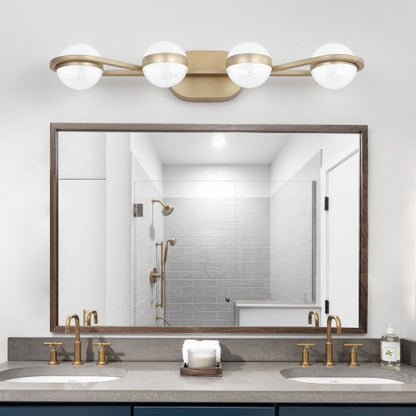 Gold Bathroom Vanity Light