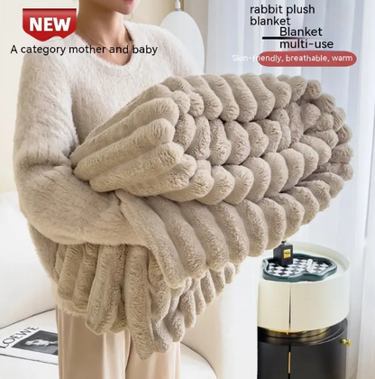 Bubble Velvet Throw Blanket