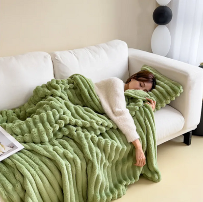 Bubble Velvet Throw Blanket
