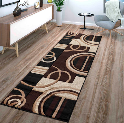 Modern Hand-Carved Area Rug