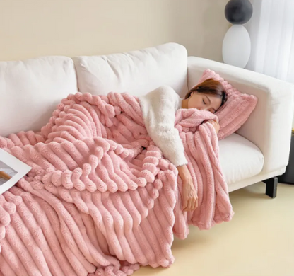 Bubble Velvet Throw Blanket